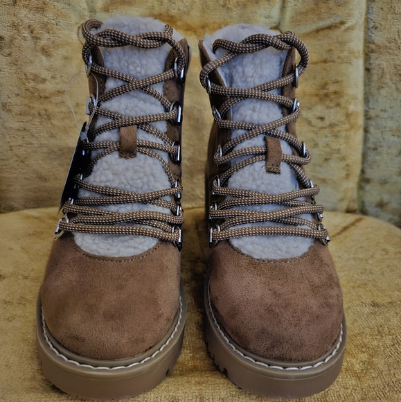 Brown Suede squad boot - Picture 3 of 3